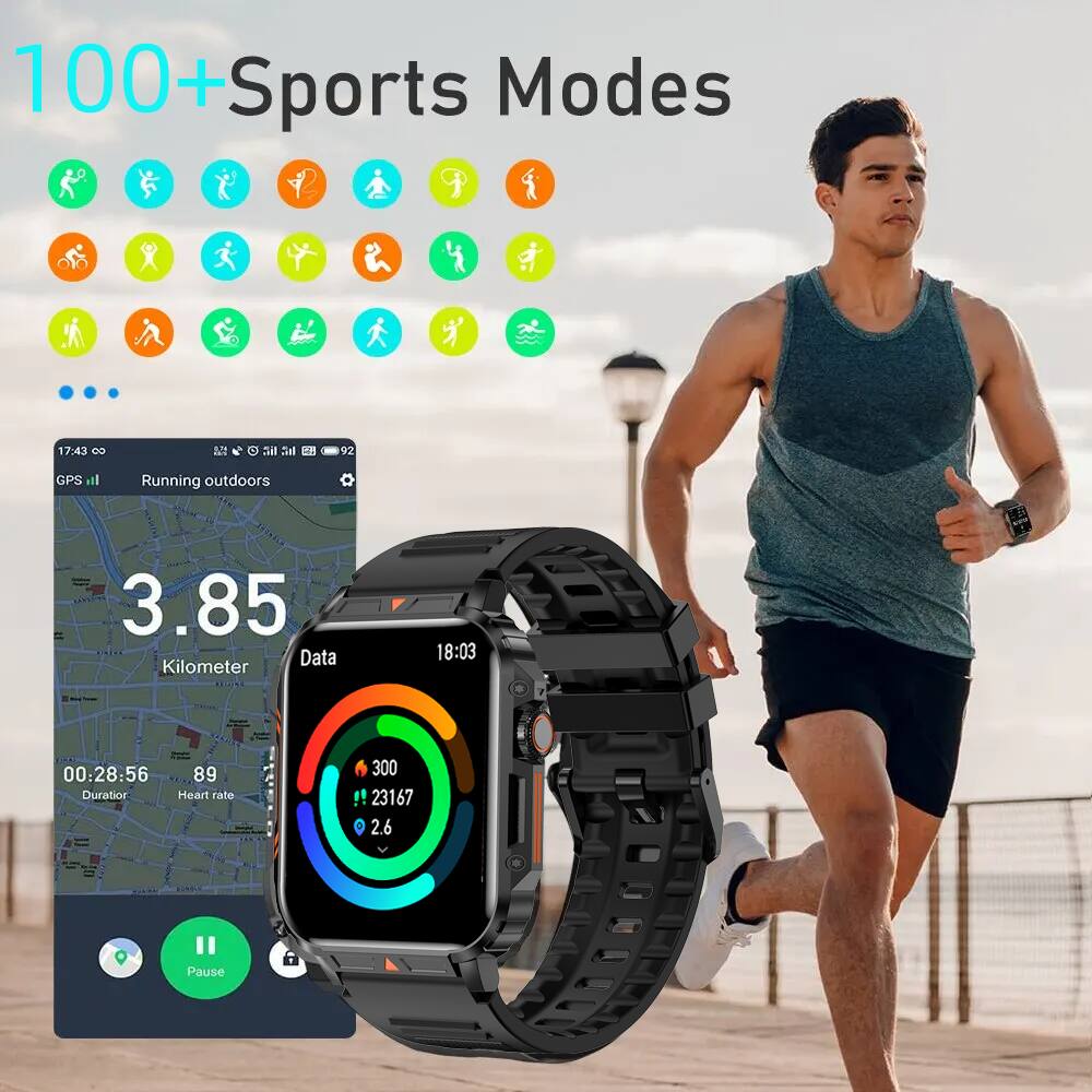 100+ Sports Modes

17:43
GPS
Running outdoors
3.85 Kilometer
Data
18:03
00:28:56
Duration
89 Heart rate
300
23167
2.6
Pause