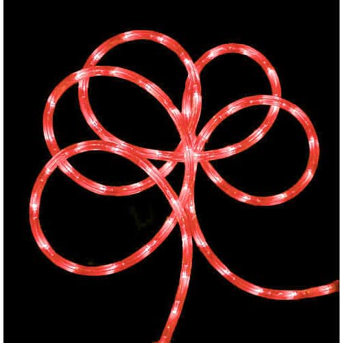 Sienna - Outdoor Christmas Rope Lights - Tube - Clear Lights - 12' - Pink