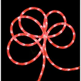 Sienna - Outdoor Christmas Rope Lights - Tube - Clear Lights - 12' - Pink