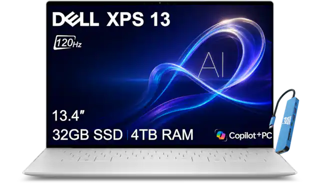 DELL XPS 13
120Hz
AI
13.4"
32GB SSD
4TB RAM
Copilot+ PC
LS computers
2%