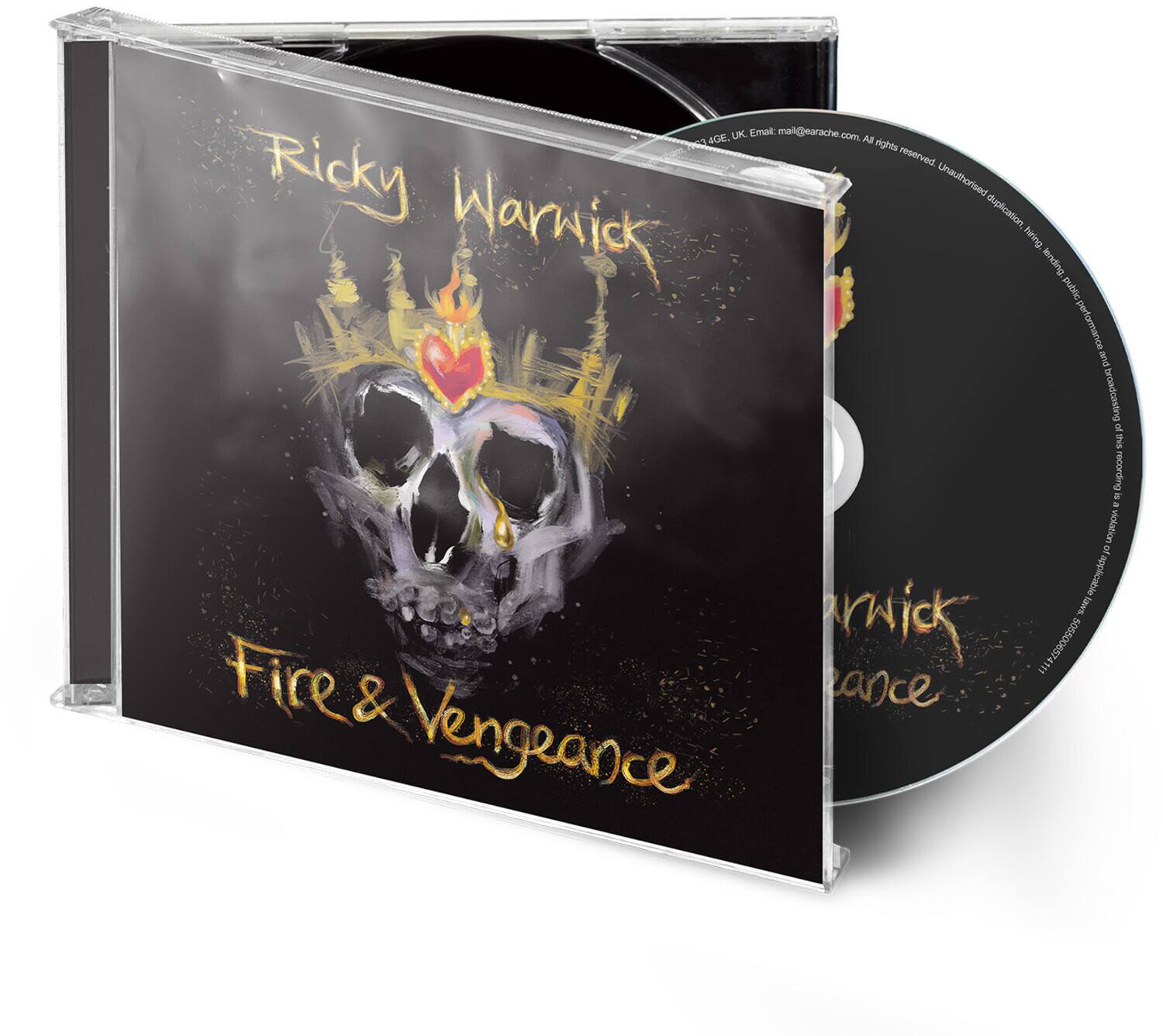 Ricky Warwick - Fire & Vengeance   - COMPACT DISCS [CD]