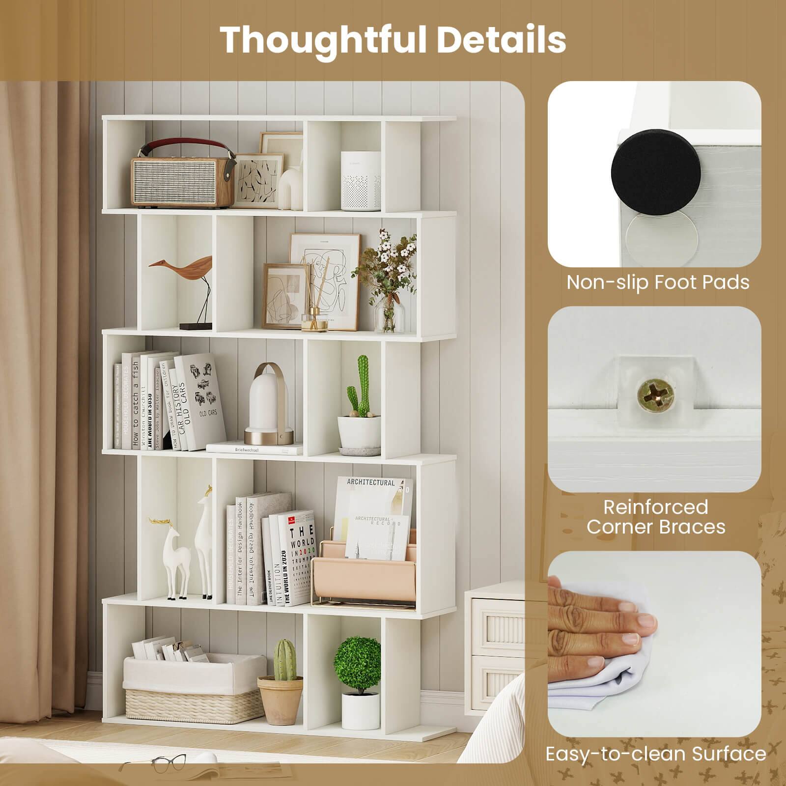 Thoughtful Details

- Non-slip Foot Pads
- Reinforced Corner Braces
- Easy-to-clean Surface