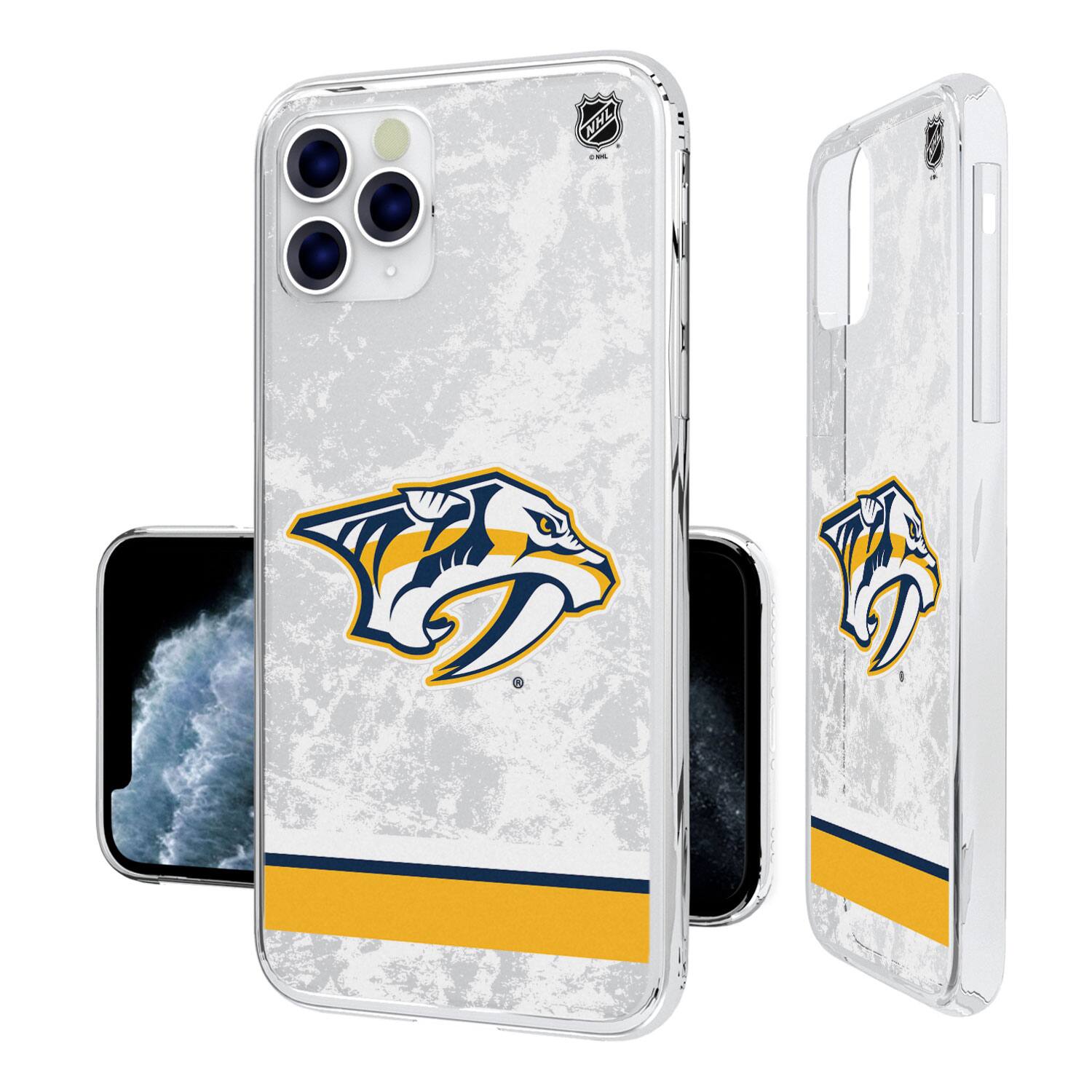 Keyscaper - NHL - Nashville Predators iPhone Stripe Clear Ice Case - 14 Pro - Multicolor price history on PriceWatchPro