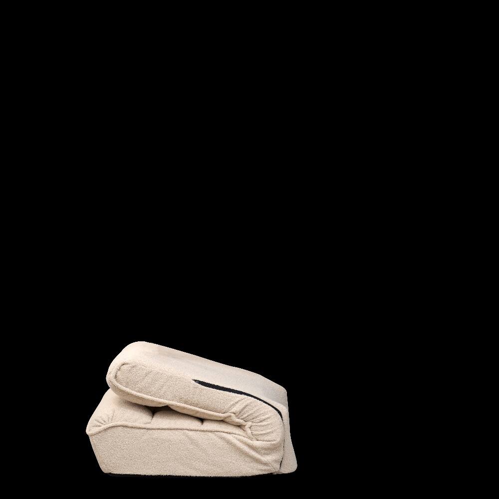 Left. Loheer - Loheer Adjustable Floor Chair Japanese Tatami Lazy Sofa White - White.