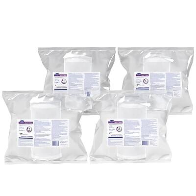 Front. Diversey - Oxivir 1 Disinfecting Wipes Refill, 160 Wipes/Container, 4/Carton - White.