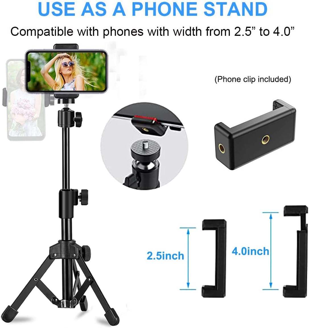 USE AS A PHONE STAND

Compatible with phones with width from 2.5" to 4.0"

(Phone clip included)

2.5inch

4.0inch