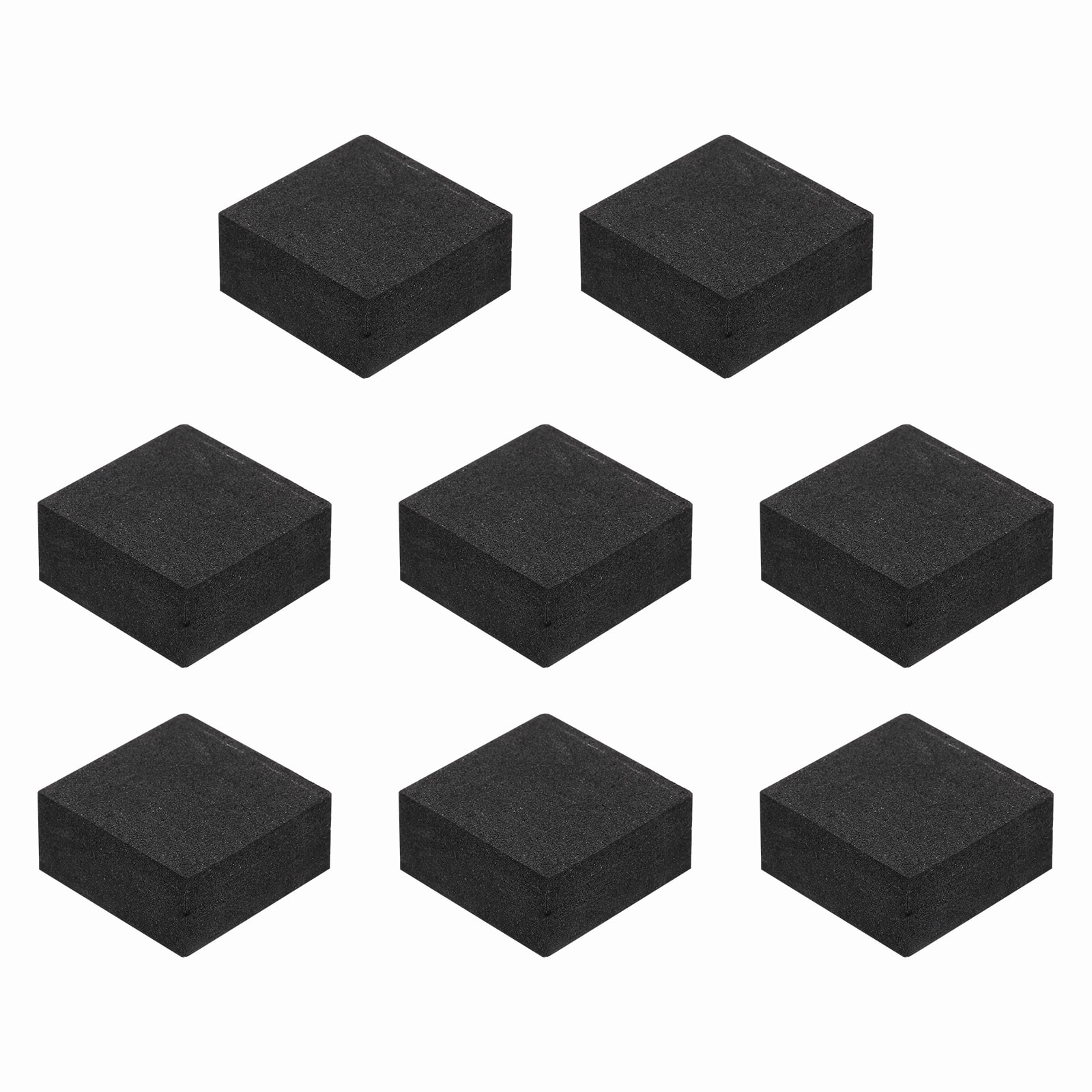 Unique Bargains - 8pcs Square Speaker Isolation Feet Pads, 30x15mm Non Slip Foam Shock Absorption Pad for Amplifier - Black price history on PriceWatchPro