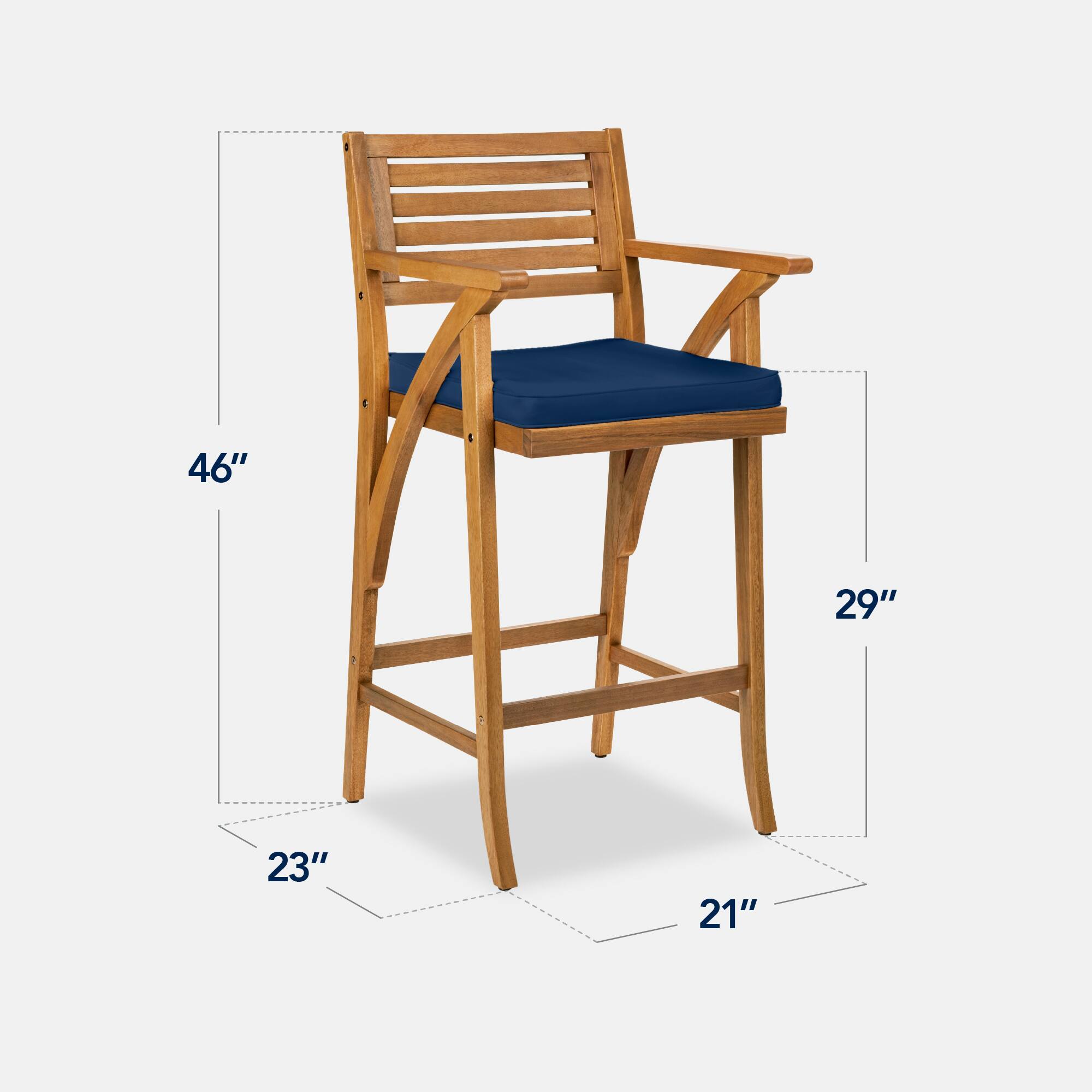 46"  
29"  
23"  
21"