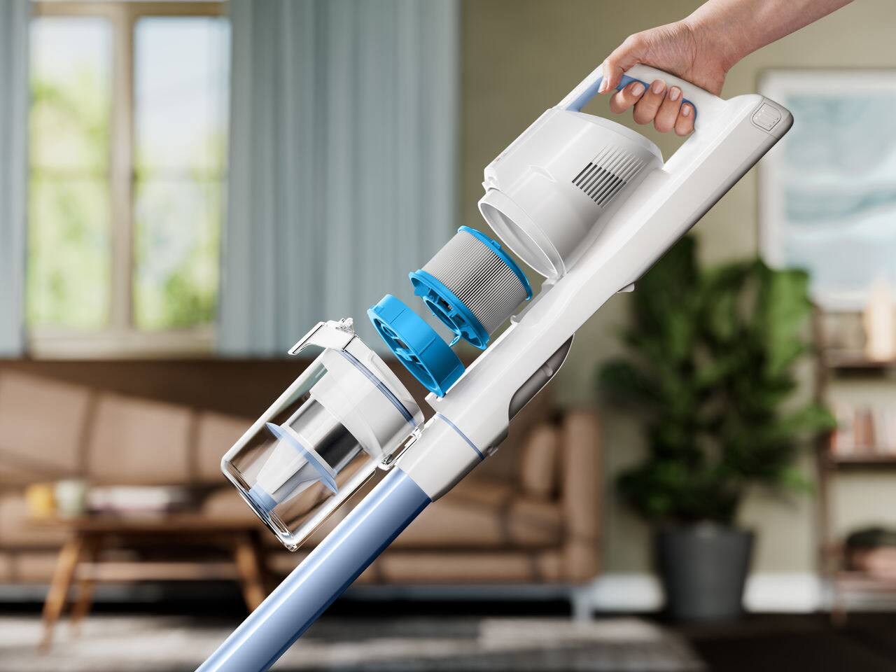 Alt View 5. BISSELL - PowerClean - White.