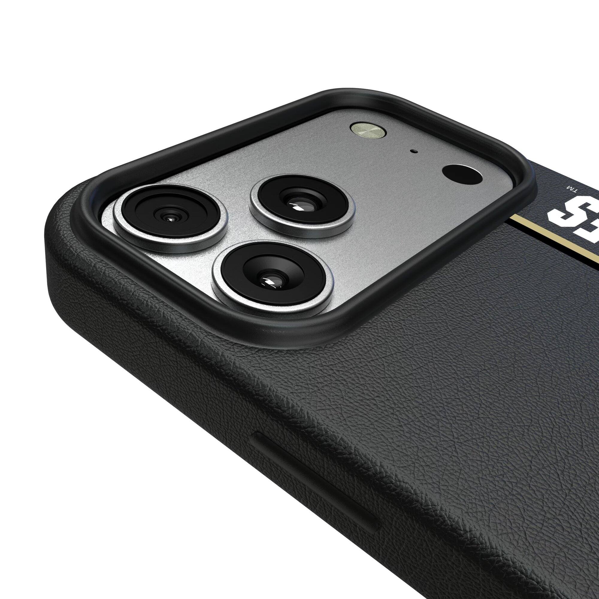 Alt View 2. Keyscaper - Colorado Buffaloes iPhone Magnetic Bump Case - 15 - Black.