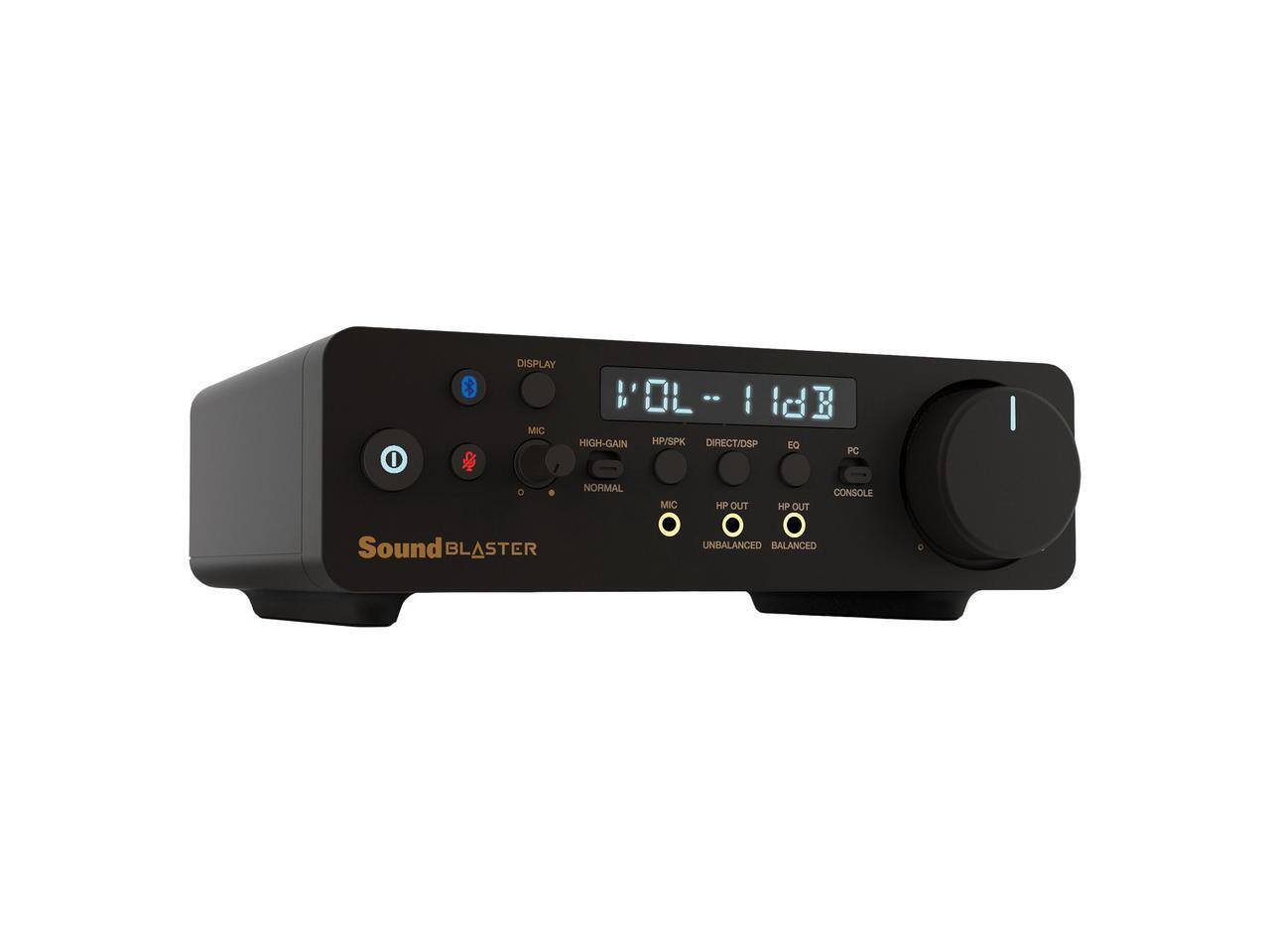 I $ DISPLAY R'OL - EPI MIC HIGH-GAIN HP/SPK DIRECT/DSP EQ PC I O Sound BLASTER NORMAL CONSOLE MIC HP OUT HP OUT O O O UNBALANCED BALANCED