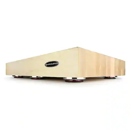 Front. IsoAcoustics - IsoAcoustics Delos 2216M2 22" x 16" x 3" Turntable Isolation Platform (Maple) - Maple.