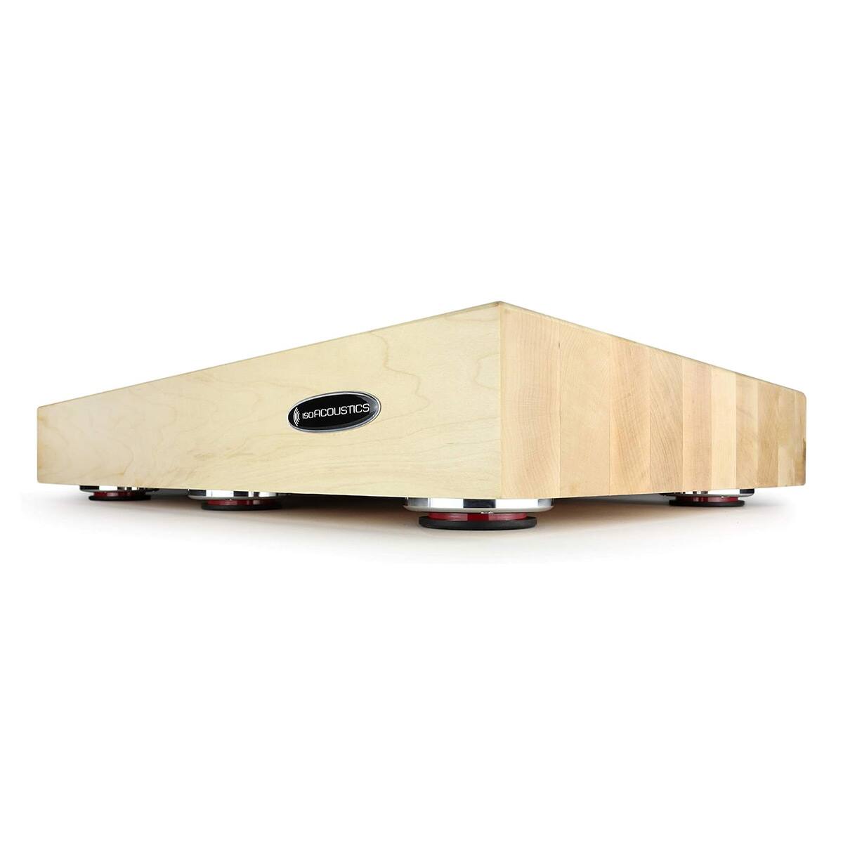 Front. IsoAcoustics - IsoAcoustics Delos 2216M2 22" x 16" x 3" Turntable Isolation Platform (Maple) - Maple.