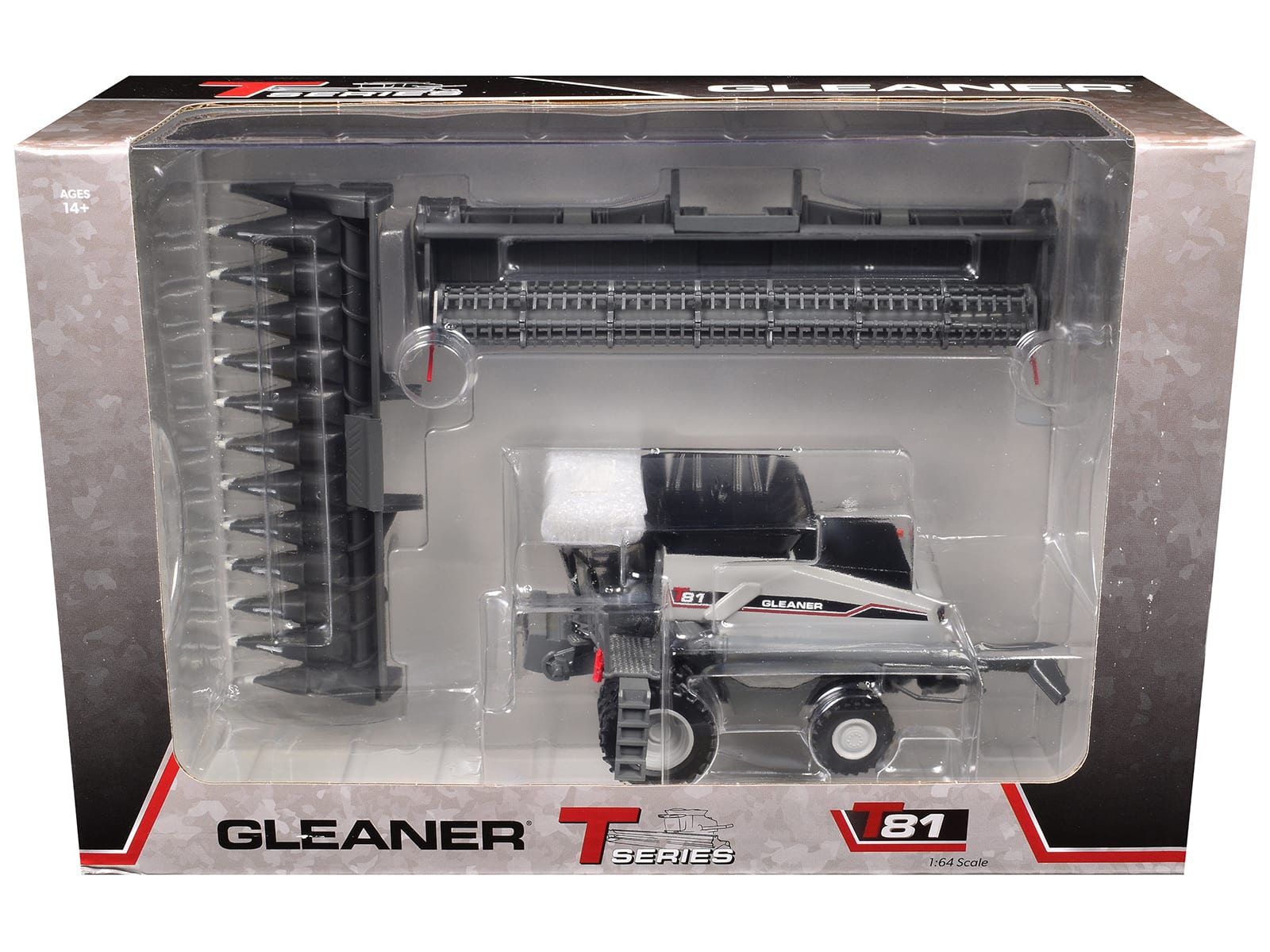 SpecCast Collectibles - Gleaner T81 Combine with Grain Head and 12 Row Corn Head Gray 1/64 Diecast Model by SpecCast price history on PriceWatchPro