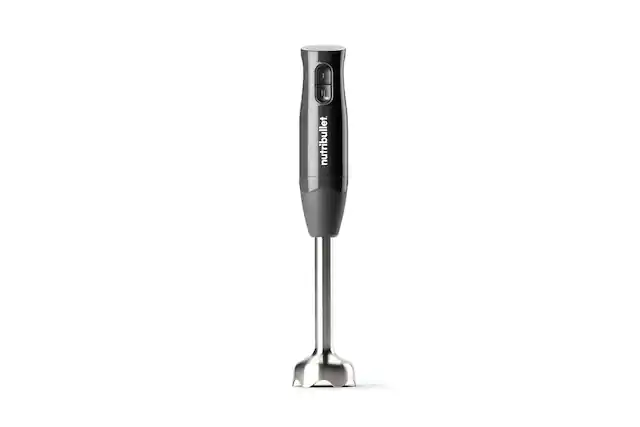 Front. NutriBullet - LITE Immersion Blender - Black.