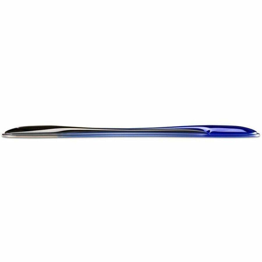 Alt View 1. Kensington - Kensington Slim Duo Gel Keyboard Wrist Rest - 0.71" Height x 19.29" Width x 3.74" Depth - Black, Blue - Gel - Strain - Black, Blue.