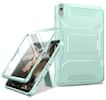 Front. DTTO - Shockproof Case for iPad 11-inch (2025) & 10.9-inch (2022) with Built-in Screen Protector, Full Body Protective Cover - Mint Green.