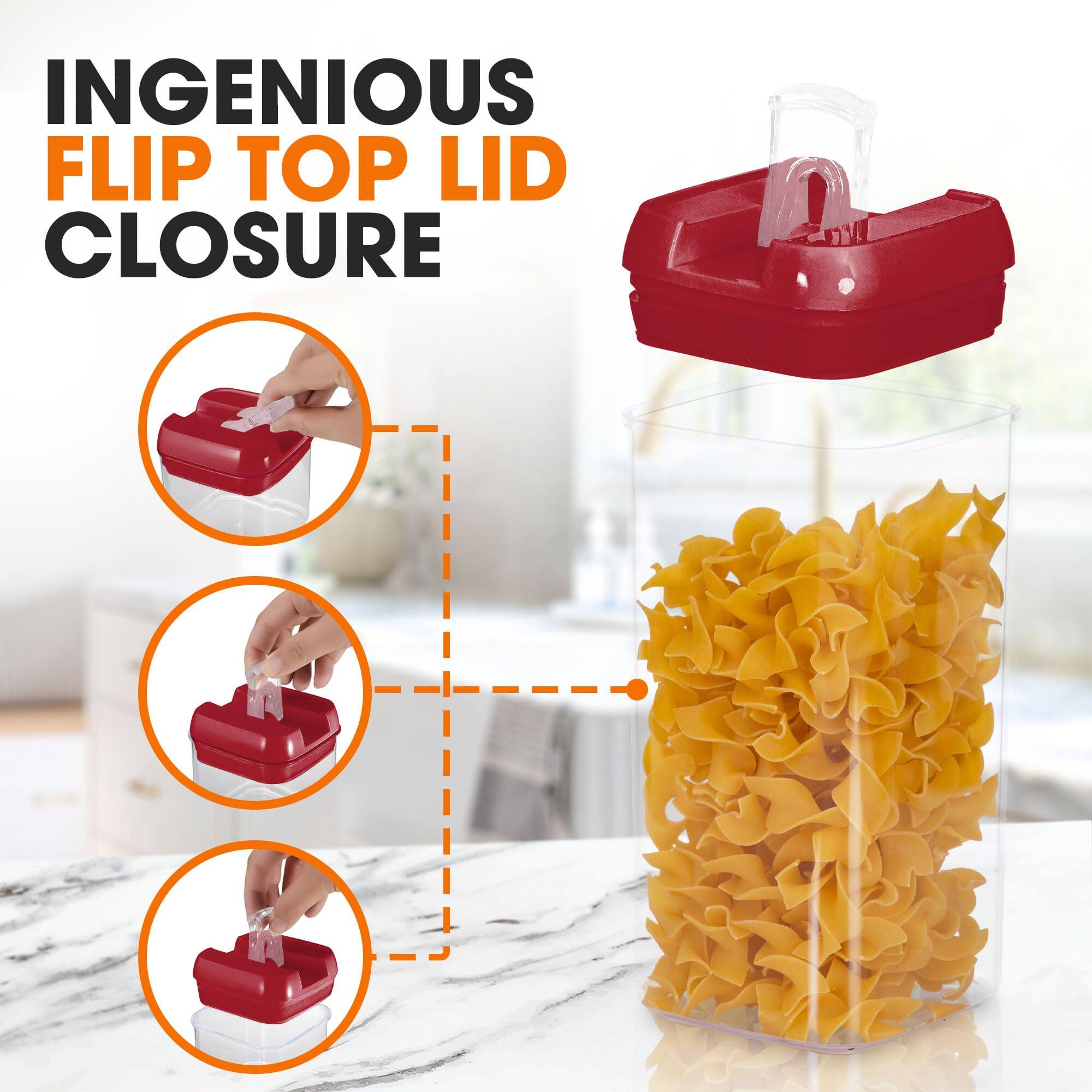 INGENIOUS FLIP TOP LID CLOSURE