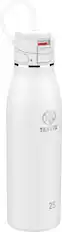 Angle. Takeya - Traveler 25-oz. Leakproof Flip-Lock Mug - Arctic.