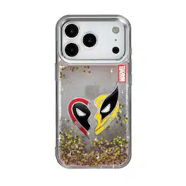 Keyscaper - Marvel Grid Glitter Phone Case - Apple iPhone 17 Pro Max - Deadpool Wolverine