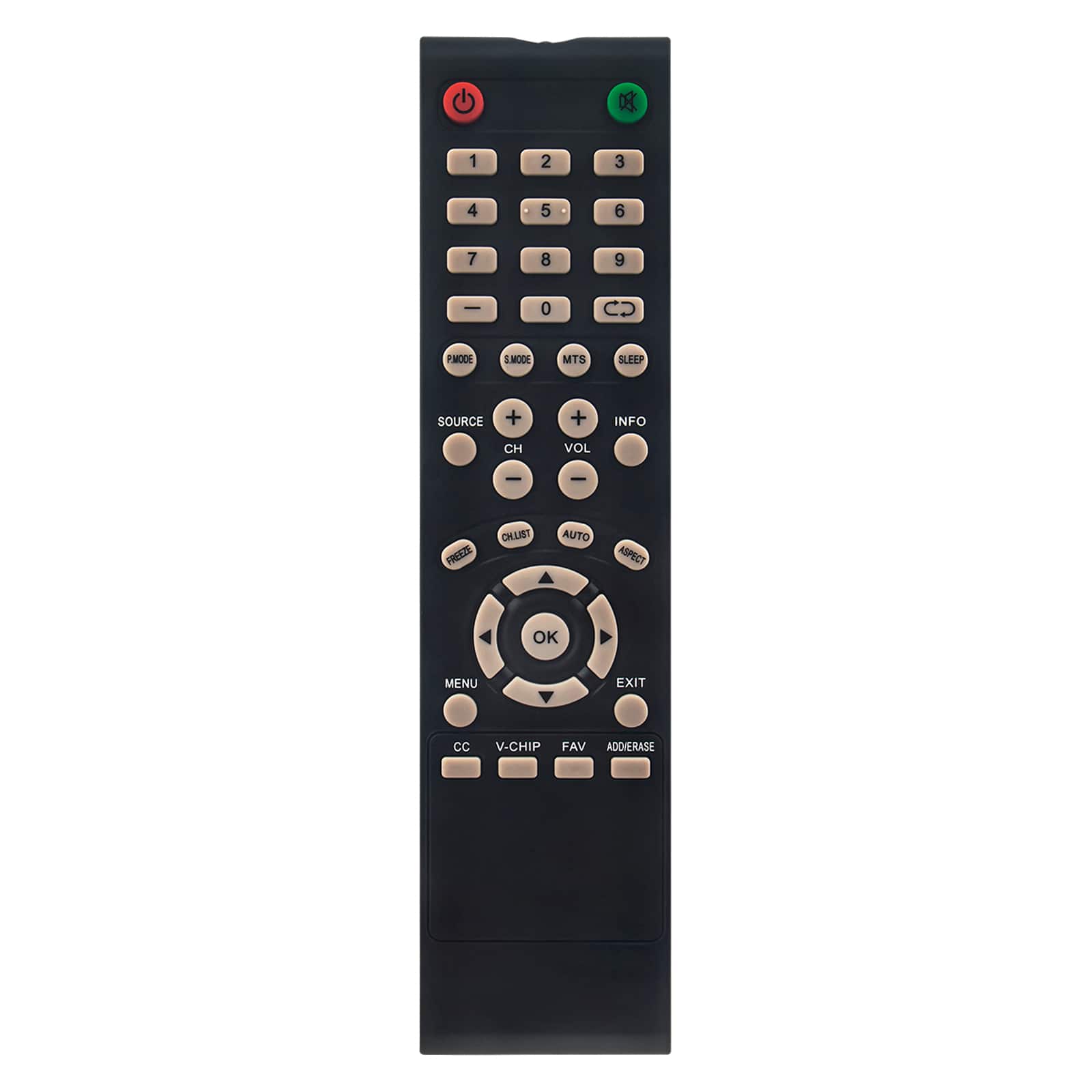 ALLIMITY - Replacement Remote Control, Fit for Element TV JX-8061A ELCFW326R ELCFW327 ELCFW326 ELEFW503 ELEFW605 ELCFW326 ELCFW328 - Black