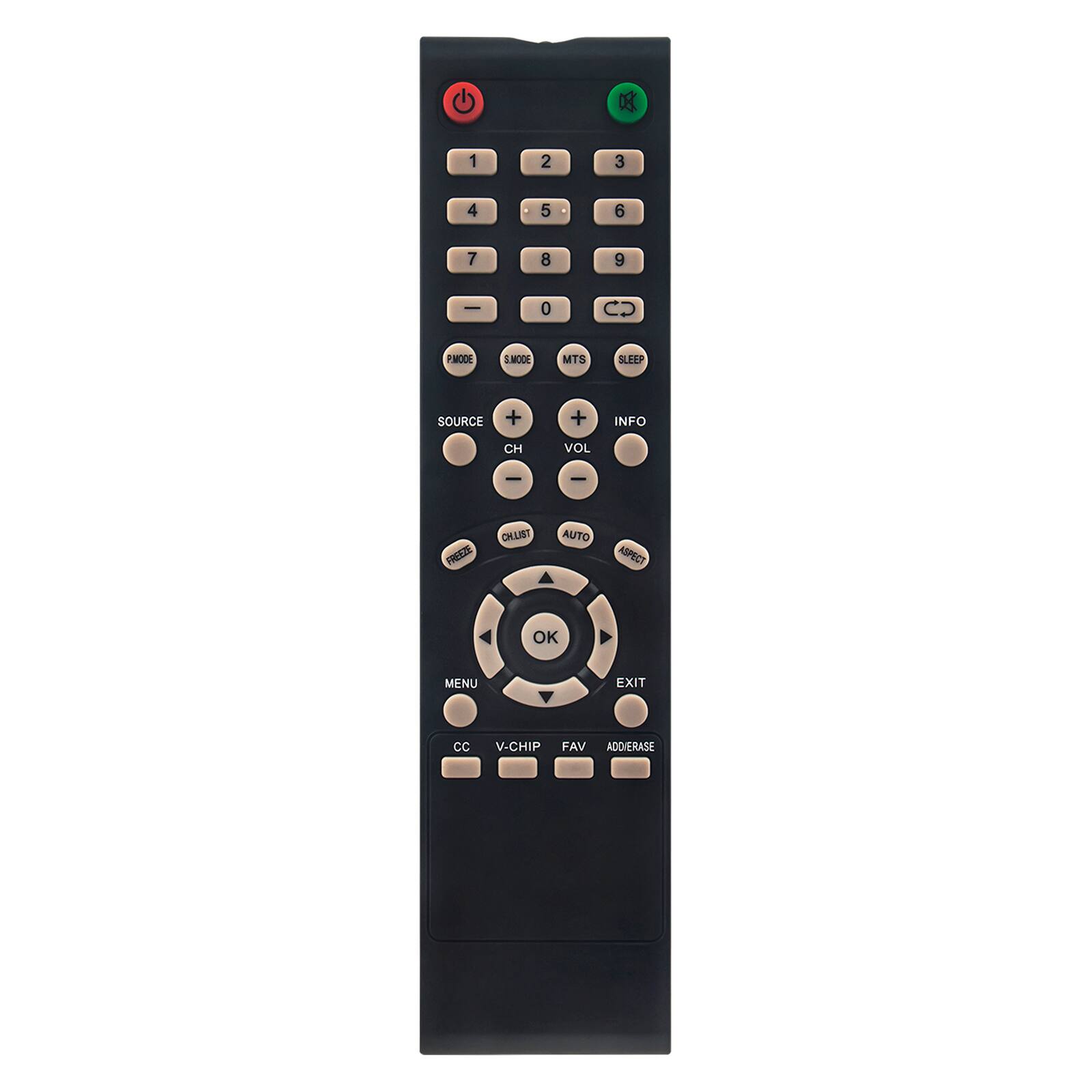 ALLIMITY - Replacement Remote Control, Fit for Element TV JX-8061A ELCFW326R ELCFW327 ELCFW326 ELEFW503 ELEFW605 ELCFW326 ELCFW328 - Black