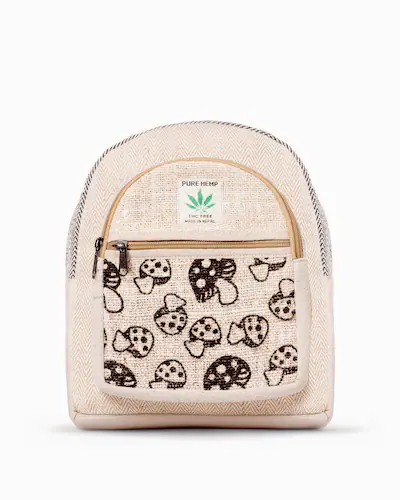 black & white mushroom moth mini backpack HUGS IDEA Butterfly Print for Women Small Backpack Purse Ladies Leather Bookbag Satchel Bags : Clothing, Shoes Jewelry Striped Bat Backpack with adjustable straps Red mushrooms on black" Backpack