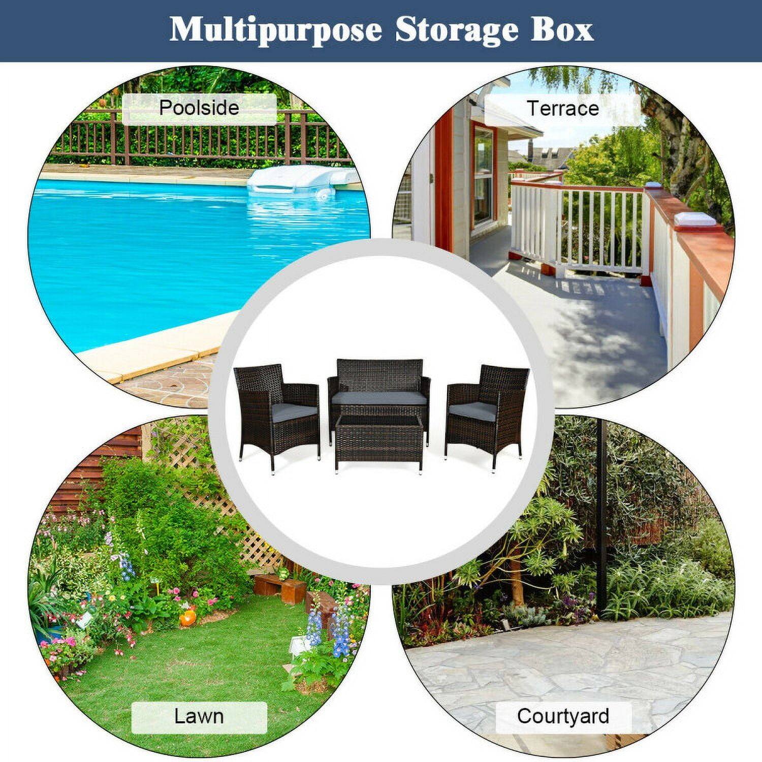 Multipurpose Storage Box

- Poolsid
- Terrace
- Lawn
- Courtyard