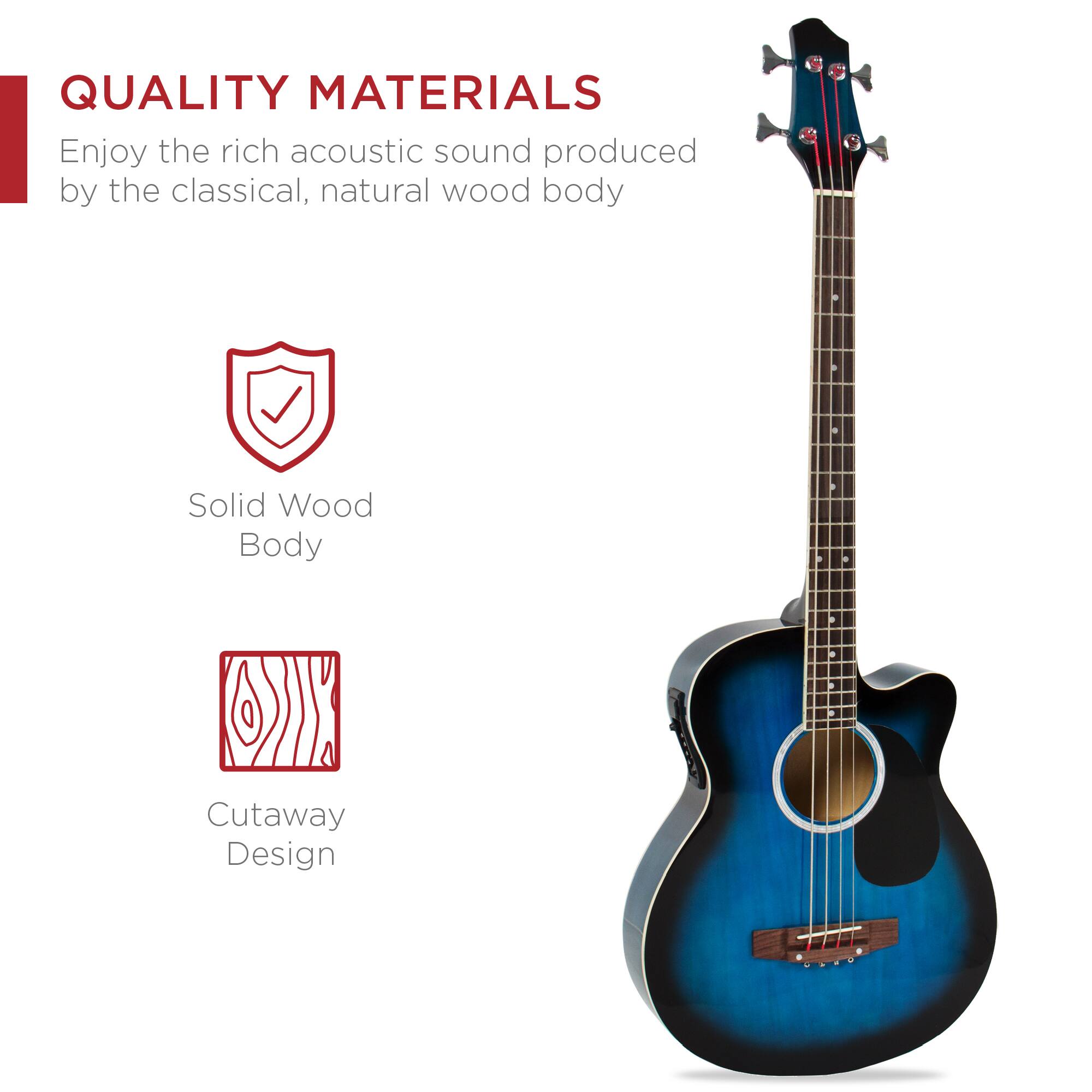 QUALITY MATERIALS

Enjoy the rich acoustic sound produced by the classical, natural wood body

- Solid Wood Body
- Cutaway Design