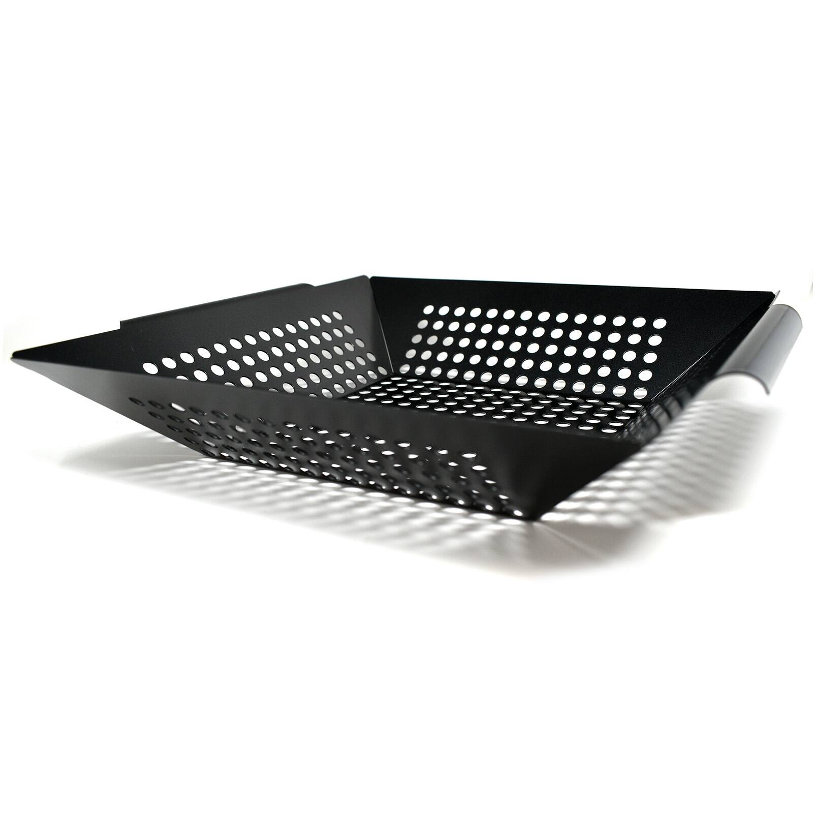 Alt View 3. Norpro - Nonstick Grilling Wok Basket - Black.
