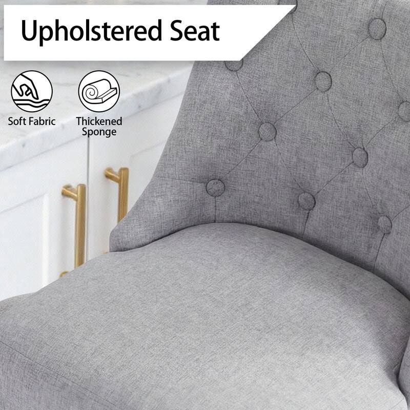 Upholstered Seat

- Soft Fabric
- Thickened Sponge