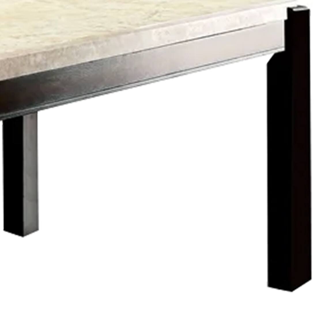 Alt View 3. Manhattan Lane - Gladstone I Contemporary Dining Table With Marble Top, Dark Walnut Finish - Dark Walnut Finish.