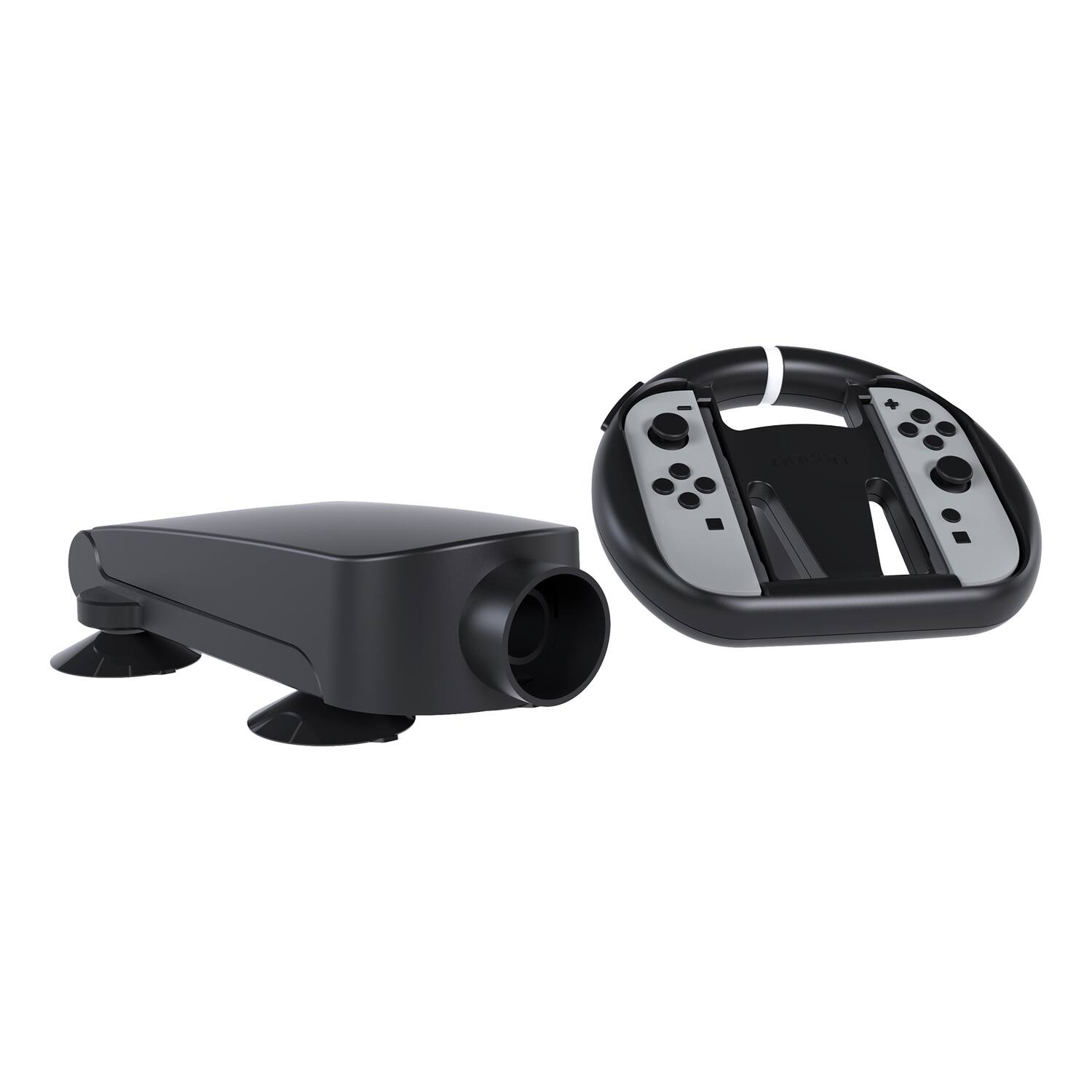 Alt View 4. Nacon - Foldable Racing Wheel, Nintendo Switch, 2 Joy-Con - Black.