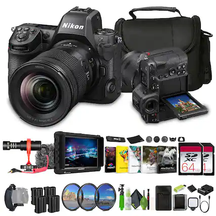 M 20P Nikon CE Pe ZZ NIKKOR E A - S 977 5 1:4 Z 24-120mm H CO.dE Nihan 3 Ce | VideoStud Rorou PalrtShop Painter AfterShot Pro essertials SP 64G GB 1 46B GB -