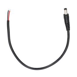 Unique Bargains - DC Power Pigtails Cable, 5.5x2.5mm Male to Bare Wire, for PC, Laptop, Toys, Cellphone, Electronic Devices - Black