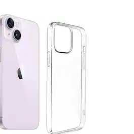 Qixxronics - Transparent Case for iPhone 15 Shockproof Phone Case Protective Cellphone Cover for iPhone 15 - Clear