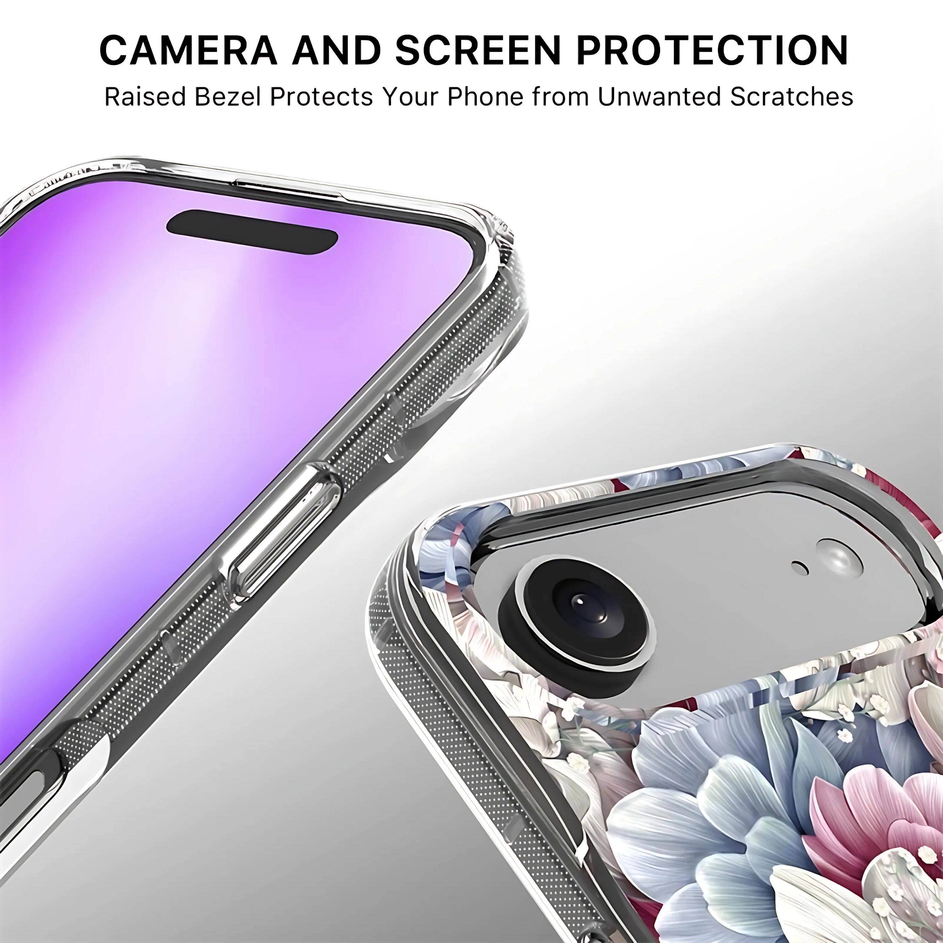 CAMERA AND SCREEN PROTECTION  
Raised Bezel Protects Your Phone from Unwanted Scratches