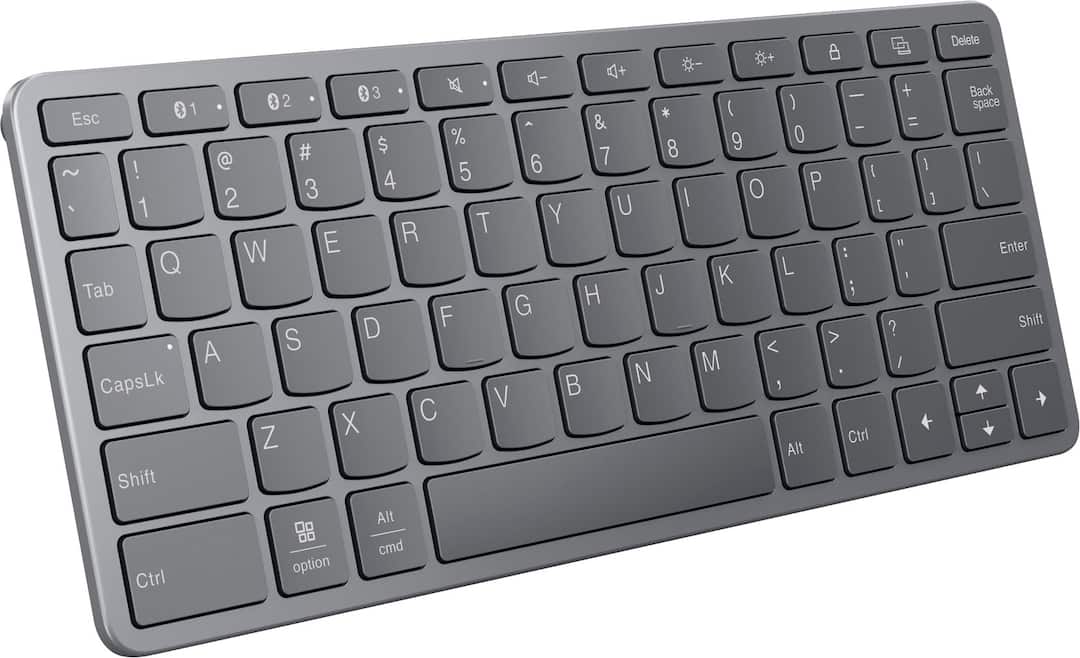 Tastiera Bluetooth E Custodia Originale Lenovo Per Tablet S6000 | Colore Argento | Cover Con Tastiera Rimovibile