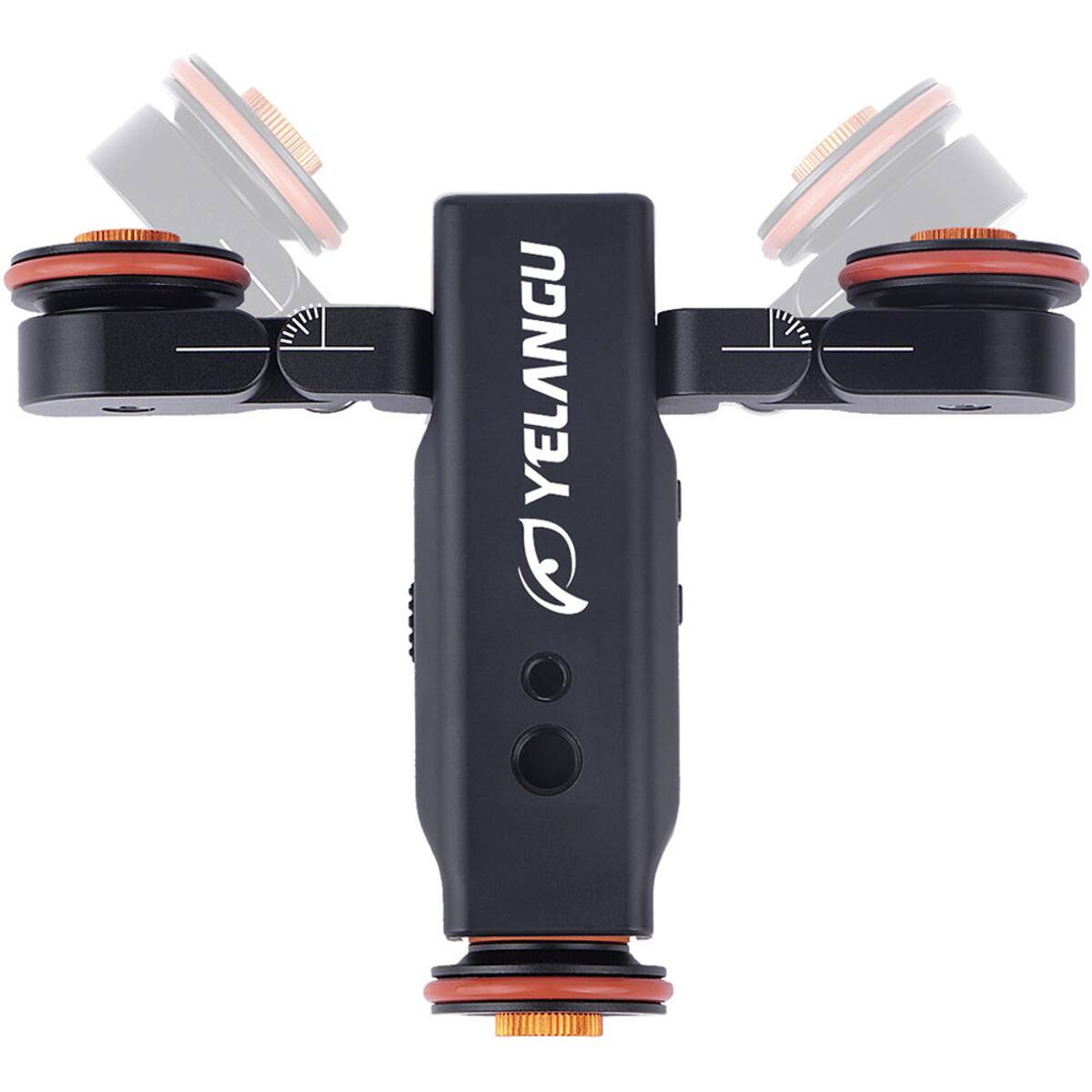 Alt View 2. YELANGU - YELANGU L4X Electric Motorized DSLR Dolly with Remote Control, Black.