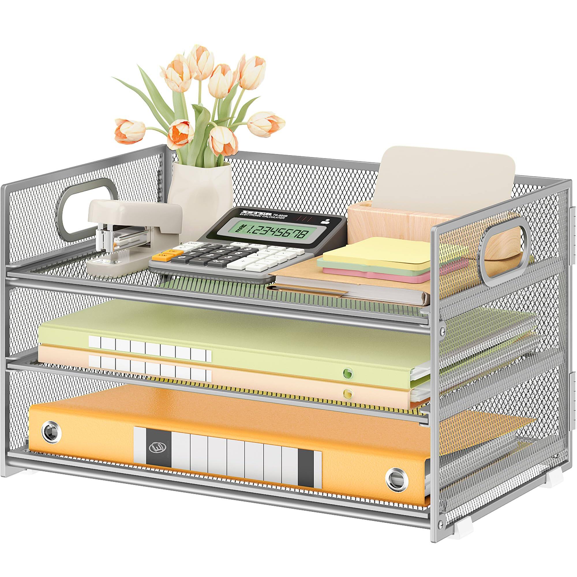 Silver-12.6" x 9.1" x 8.1"