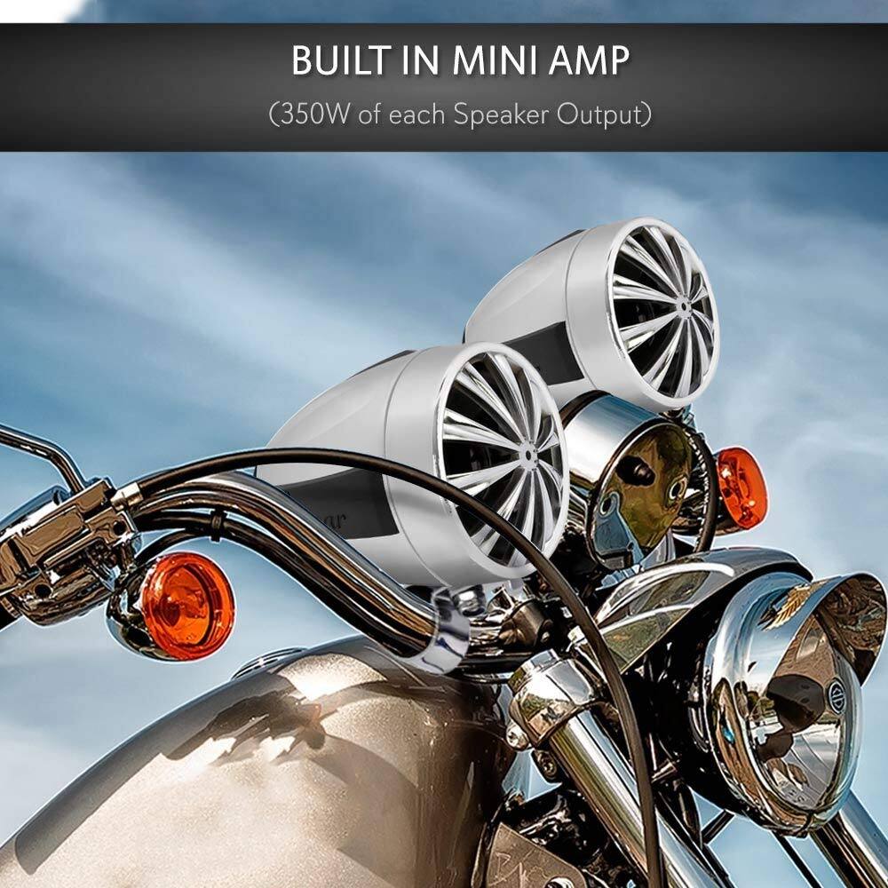BUILT IN MINI AMP  
(350W of each Speaker Output)