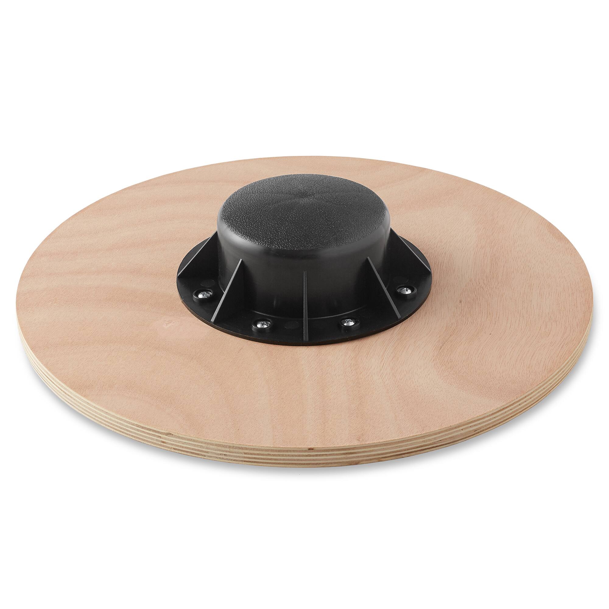 Alt View 2. Philosophy Gym - Wobble Board - Round Wooden Balance Board - Exercise Balance Trainer - Black.