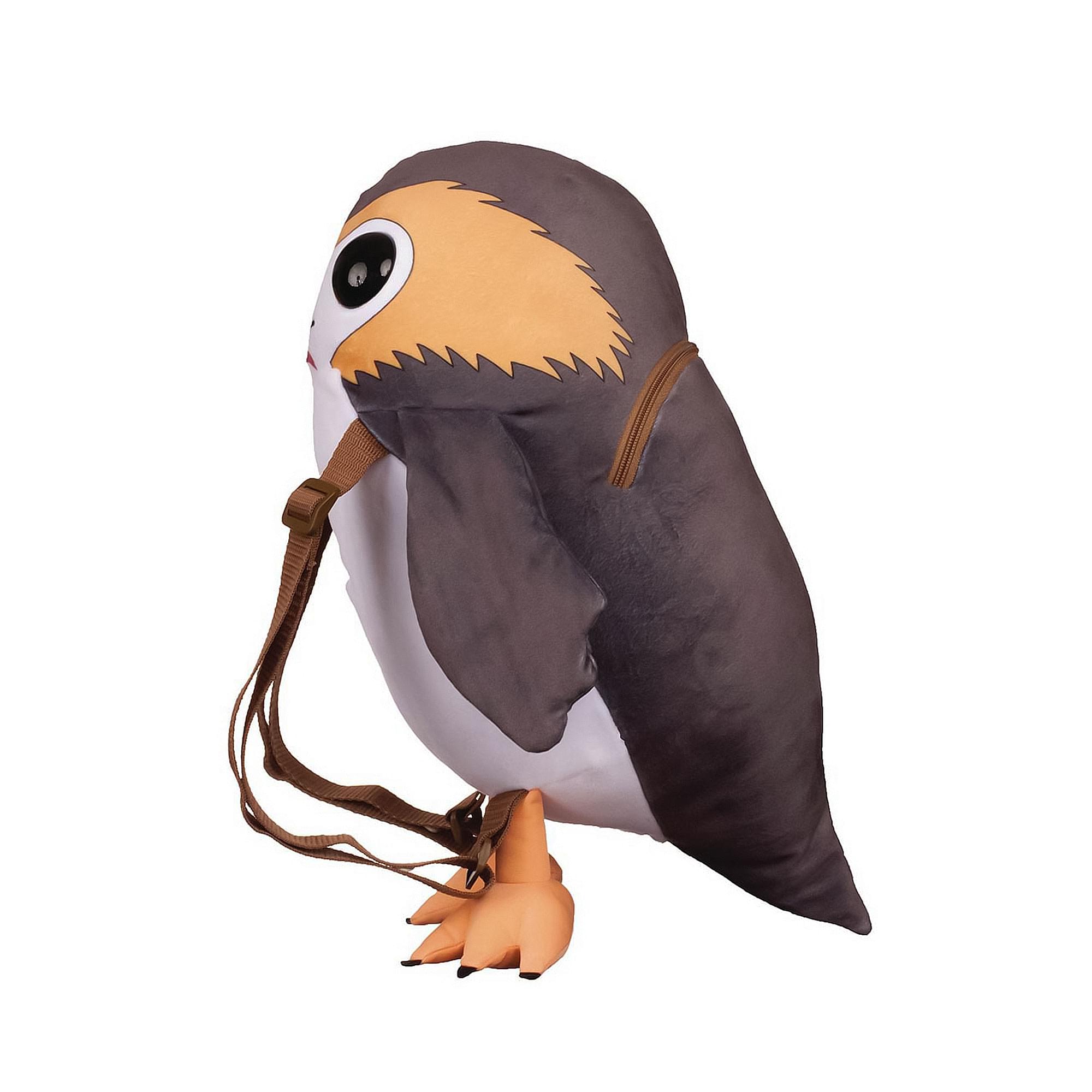 Alt View 10. Comic Images - Star Wars The Last Jedi Porg Back Buddies 24" Backpack - White.