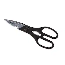 Ronco - Poultry Shears, Stainless-Steel Kitchen Scissors, Full-Tang Handle - Black