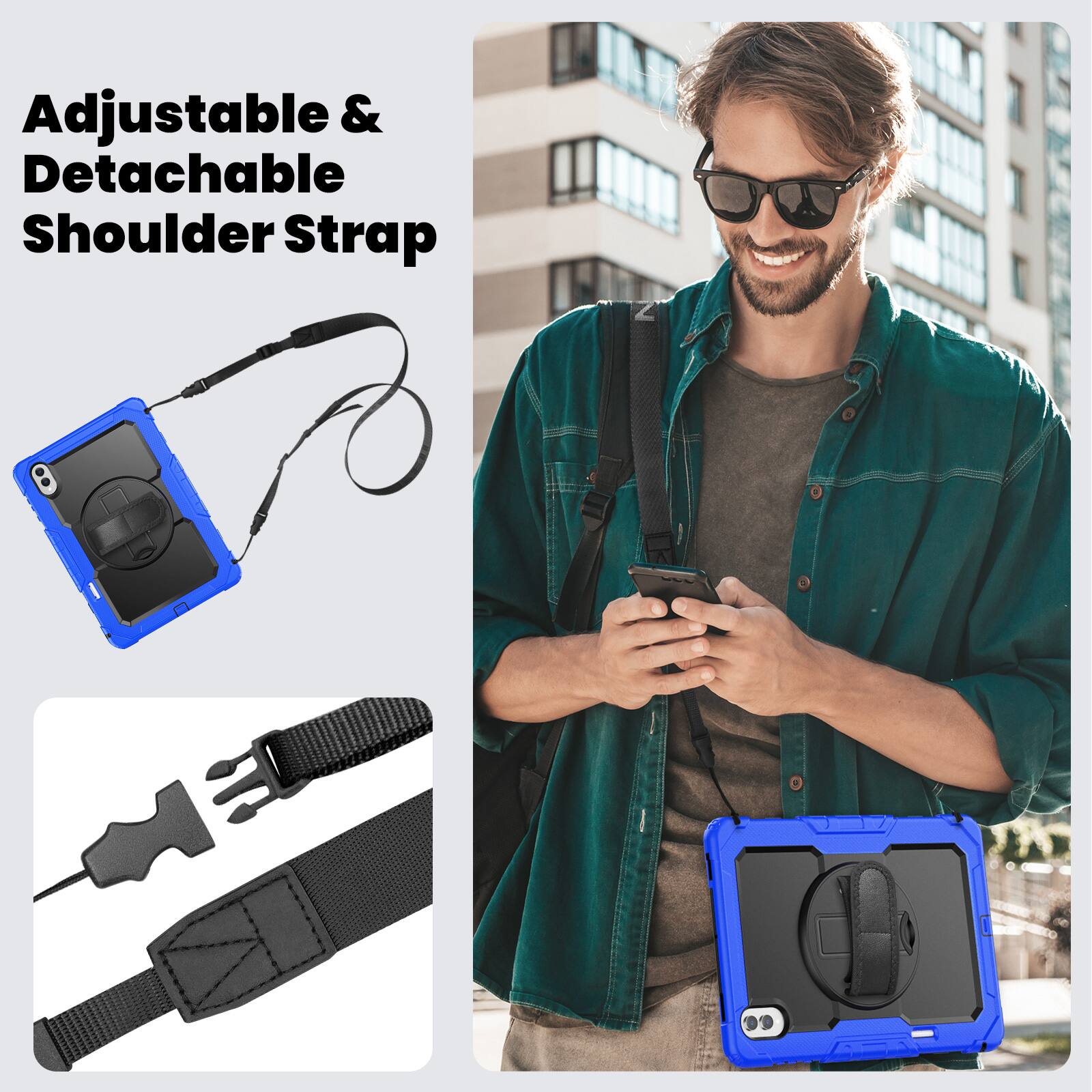 Adjustable & Detachable Shoulder Strap