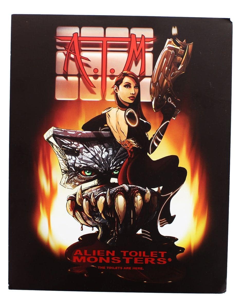 Nerd Block - A.T.M Alien Toilet Monsters 8x10 Art Print (Nerd Block Exclusive) - Red price history on PriceWatchPro