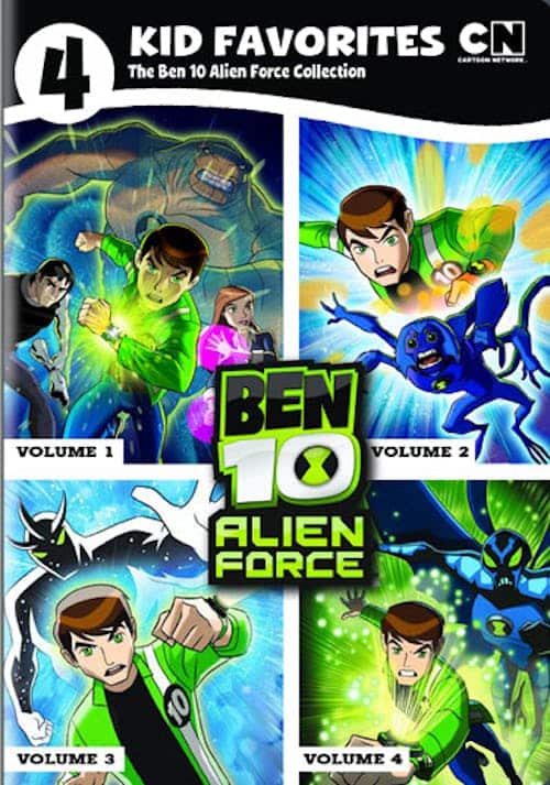 4 Kid Favorites Cartoon Network Classic Ben 10 Alien Force [DVD]