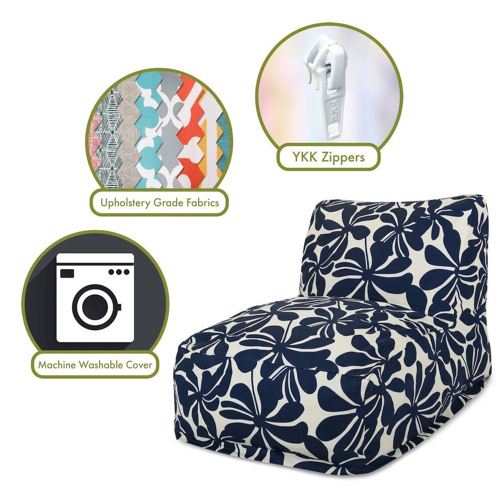 - Upholstery Grade Fabrics
- YKK Zippers
- Machine Washable Cover