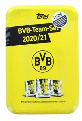 Topps - Borussia Dortmund BVB 2020/21 Mega Tin Team Set - Yellow