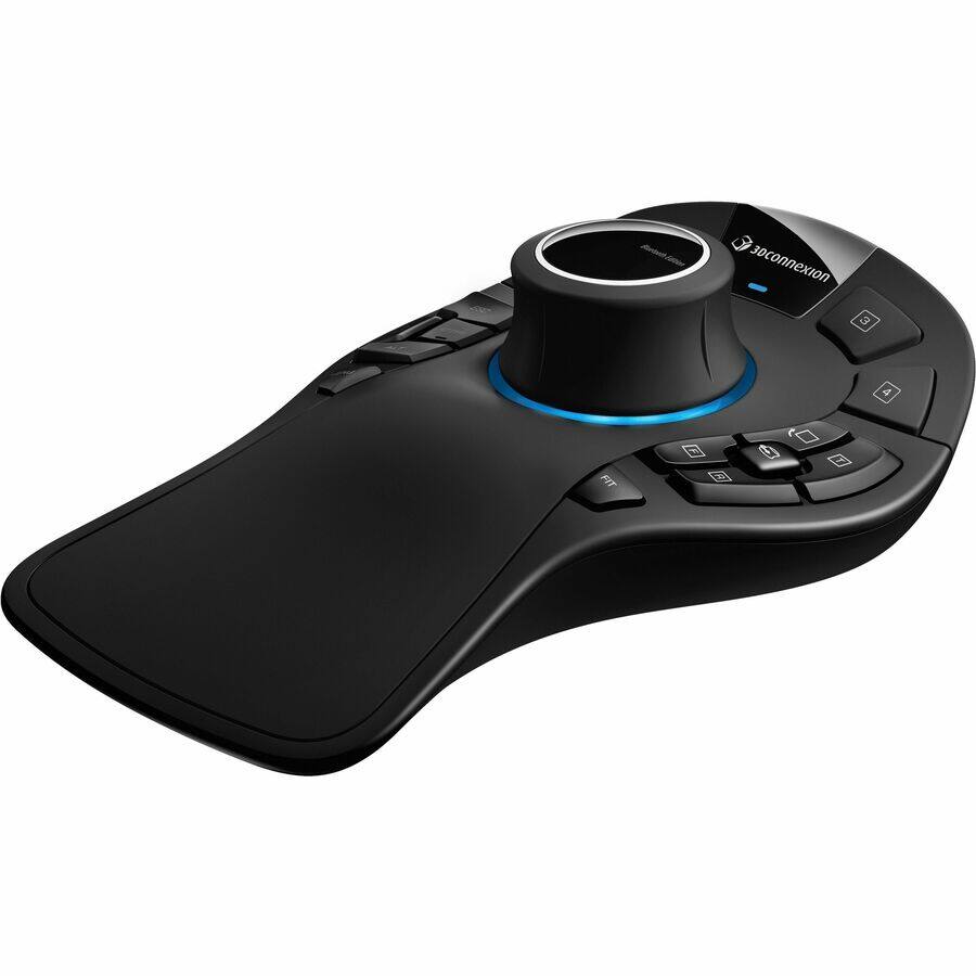 Alt View 3. 3Dconnexion - SpaceMouse Pro Wireless 3D Mouse - Black.